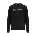 Bluza męska Crew Logo Black Mercedes AMG F1