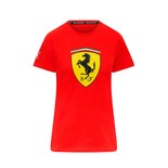 Koszulka t-shirt damska czerwona Shield Ferrari F1 2024