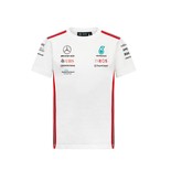 Koszulka t-shirt dziecięca Team biała Mercedes AMG F1