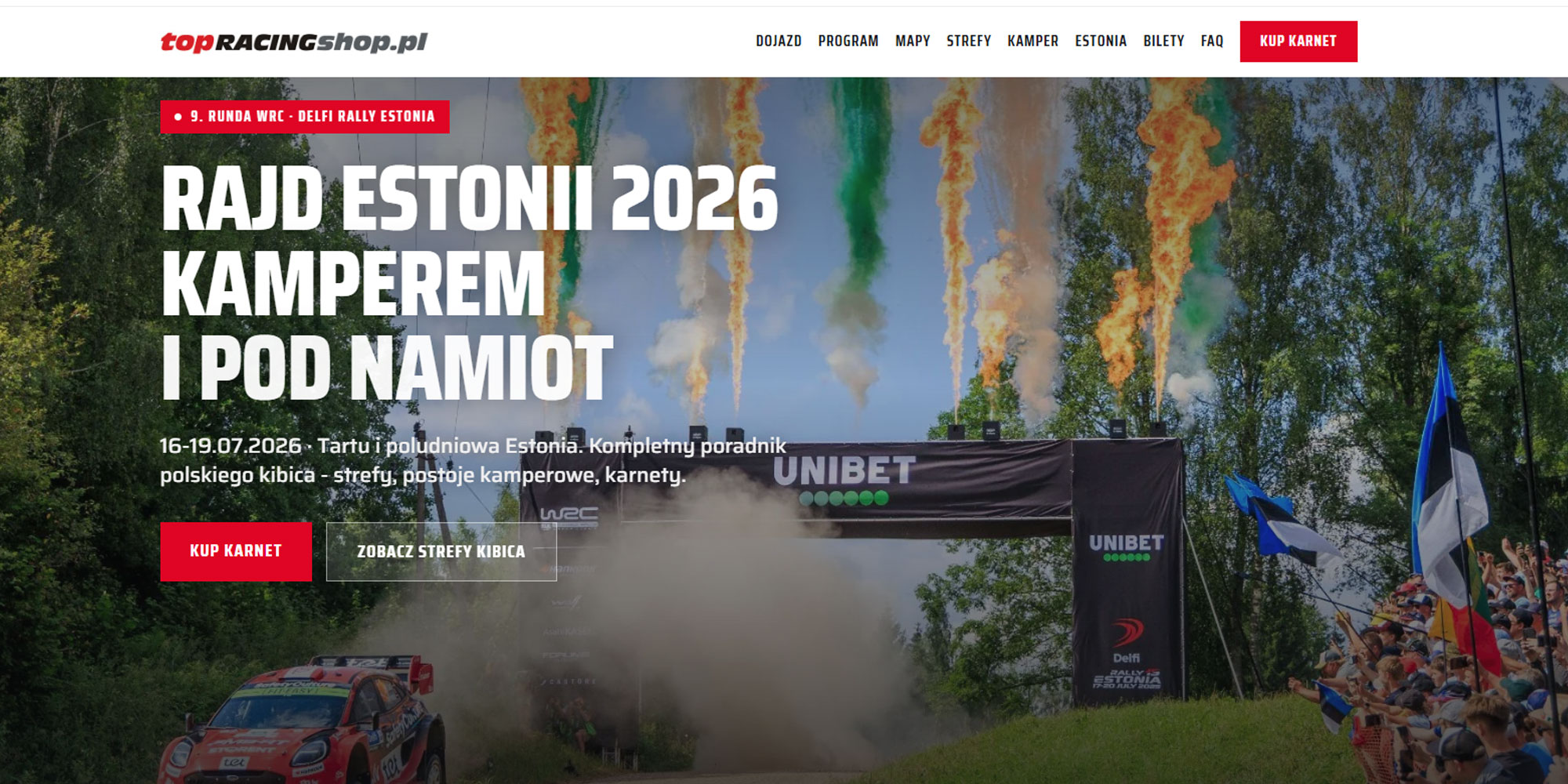 WRC Delfi Rally Estonia 2026 — karnety w sprzedaży