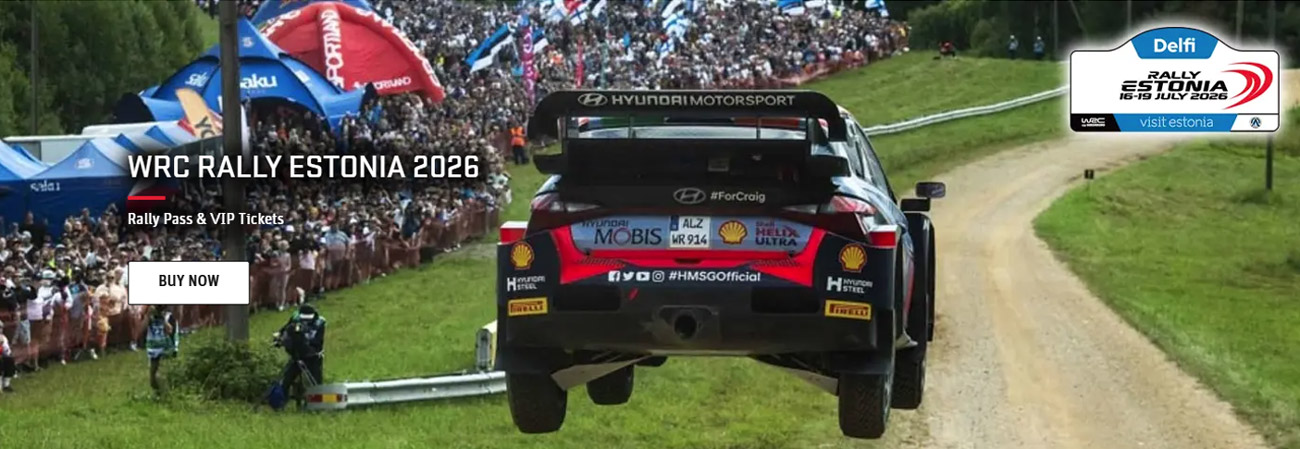 WRC Delfi Rally Estonia 2026 — official tickets