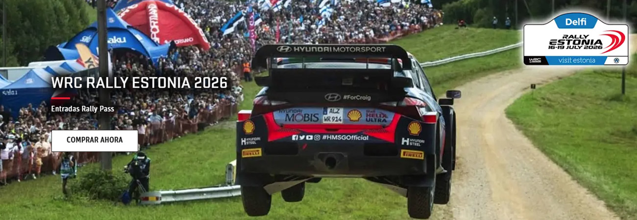 WRC Delfi Rally Estonia 2026 — entradas oficiales