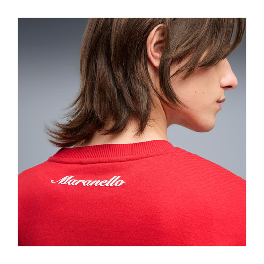 Bluza męska czerwona Crew Neck Scuderia Ferrari F1 2026