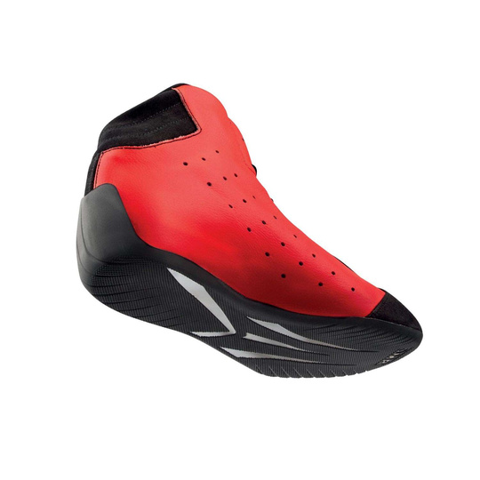 Buty wyścigowe OMP TECNICA MY21 czarno-czerwone (FIA)