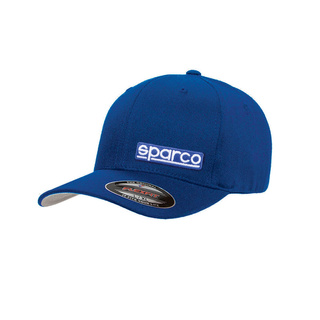 Czapka męska baseballowa Sparco FLEXFIT niebieska