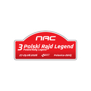 Naklejka pamiątkowa średnia 3 Polski Rajd Legend