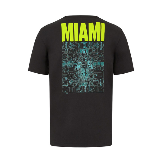 Koszulka t-shirt męska Midnight Miami Aston Martin F1 2024
