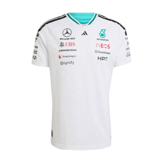 Koszulka t-shirt Authentic Team Mercedes AMG F1 2026 biała