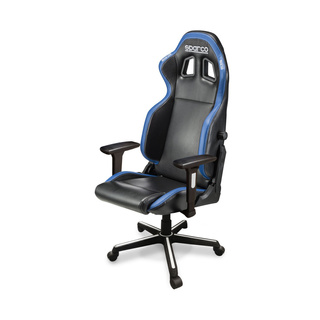 Fotel biurowy Sparco Icon czarny/niebieski