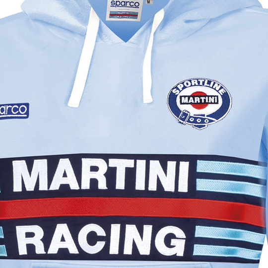 Bluza damska z kapturem Martini Sparco błękitna