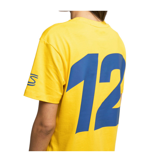 Koszulka t-shirt męska Hashtag żółta Senna 2025