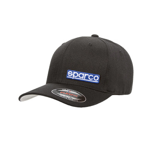 Czapka męska baseballowa Sparco FLEXFIT czarna