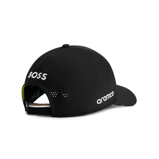 Czapka baseballowa męska czarna Team Aston Martin F1 2025