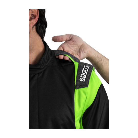 Kombinezon Sparco Futura czarny/zielony (FIA)