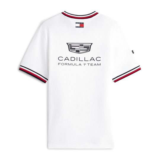 Koszulka męska t-shirt biała Team Cadillac F1 2026