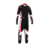 Kombinezon Sparco Kerb czarny/czerwony (FIA)