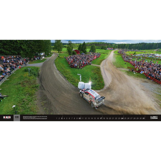 Kalendarz ścienny McKlein Rally 2025 - The Wider View