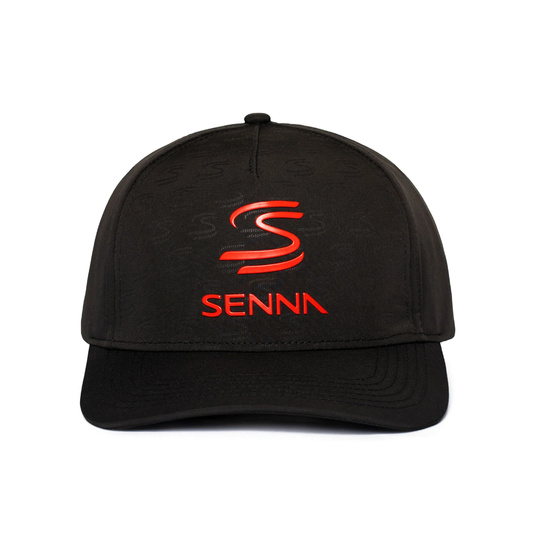 Czapka z daszkiem Debossed Logo Ayrton Senna Collection 2026 czarna