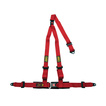Pasy 3-punktowe OMP Strada DA509 czerwone (ECE)