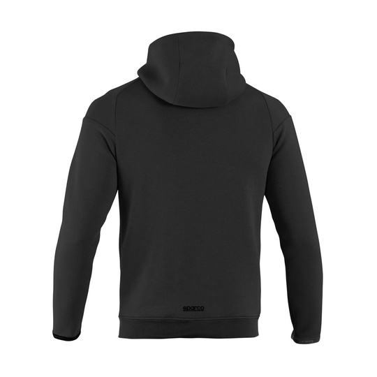Bluza z kapturem rozpinana Full Zip MY25 Sparco czarna