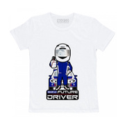 Koszulka t-shirt dziecięca Future Driver Sparco biała