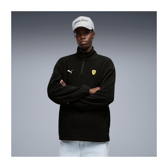 Bluza 1/4 Zip Scuderia Ferrari F1 2026 czarna