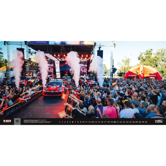 Kalendarz ścienny Rally 2027 - The Wider View McKlein