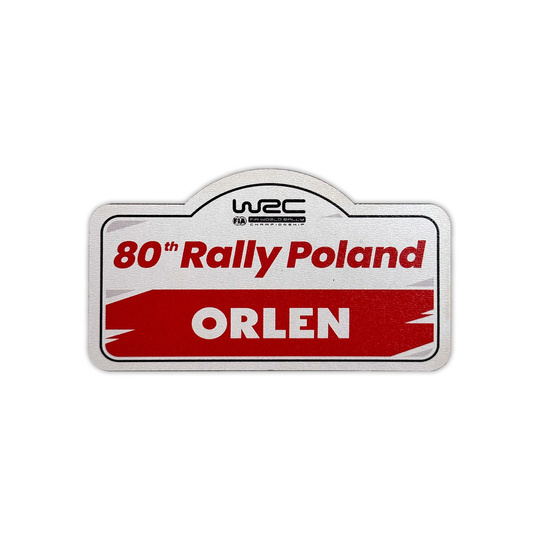 Magnes pamiatkowy Rally Poland WRC 2024