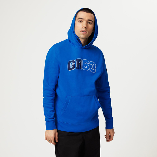 Bluza z kapturem George Russell Hoodie Blue Mercedes AMG F1