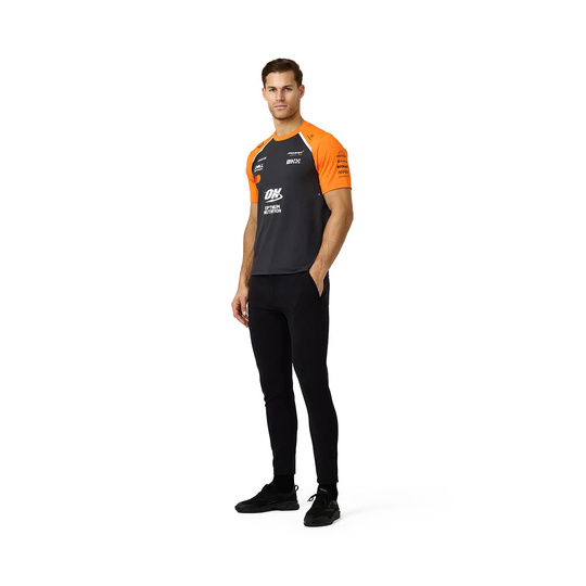 Koszulka t-shirt męska Set Up Team szara McLaren F1 2025