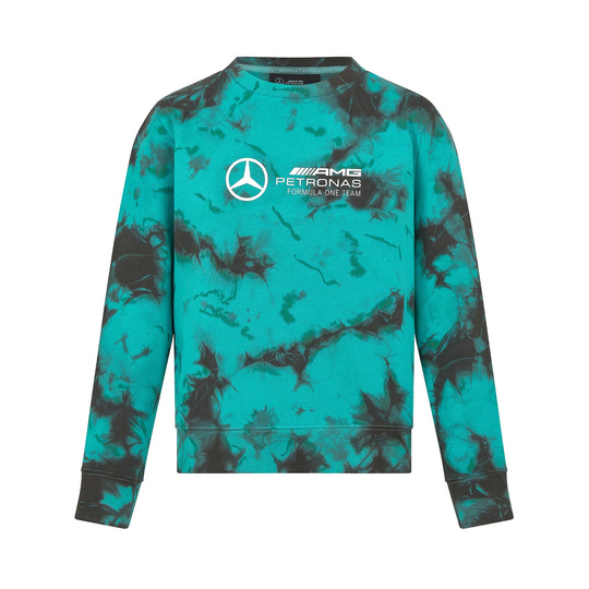 Bluza Crew Neck Tie Dye Mercedes AMG F1