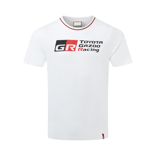 Koszulka t-shirt Large Logo Toyota Gazoo Racing 2026 biała