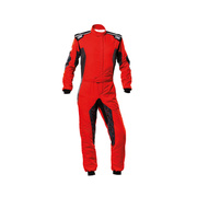 Kombinezon OMP Tecnica Hybrid czerwony (FIA)