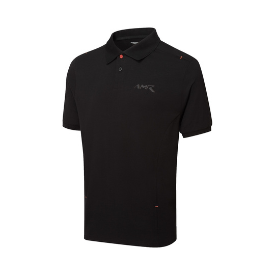 Koszulka polo AMR Logo Aston Martin Racing 2026 czarna