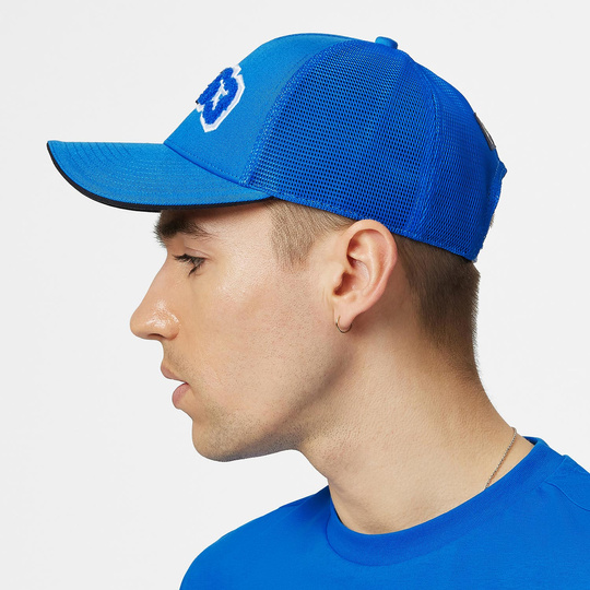 Czapka męska baseballowa George Russell Trucker blue Mercedes AMG F1