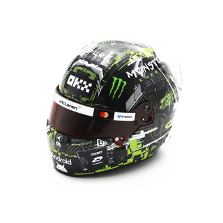 Model 1:5 kask Lando Norris Bahrain Testing McLaren F1 2025