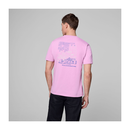 Koszulka t-shirt męska Night Williams Racing 2025