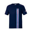 Koszulka t-shirt Stripes Martini Racing Sparco granatowa