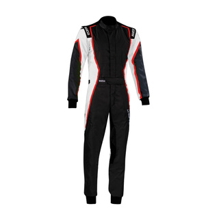Kombinezon kartingowy dziecięcy Sparco X-LIGHT K MY22 czarno-czerwony (CIK-FIA)
