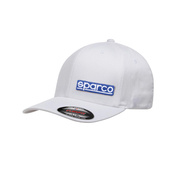 Czapka męska baseballowa Sparco FLEXFIT biała