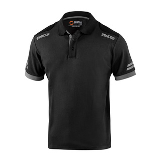 Koszulka polo męska TECH Sparco czarna
