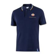 Koszulka polo Gulf Pocket Sparco granatowa