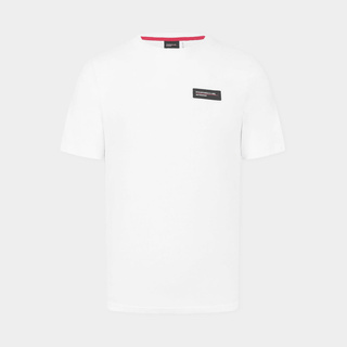 Koszulka T-shirt męska Logo biała Porsche Motorsport 2025