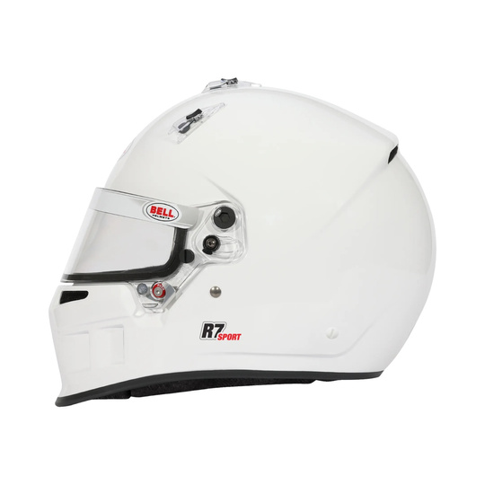 Kask Bell R7 Sport Hans biały (FIA)