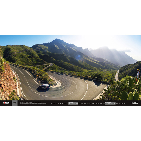 Kalendarz ścienny McKlein Rally 2026 - The Wider View