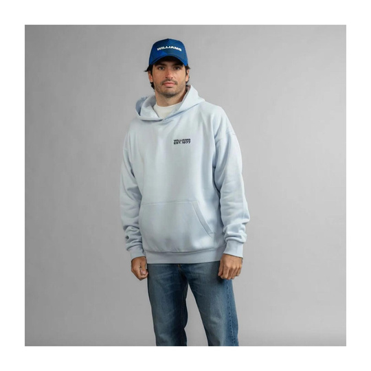 Bluza z kapturem Oversized Williams F1 niebieska