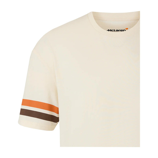 Koszulka t-shirt męska beżowa Austin GP McLaren F1 2025