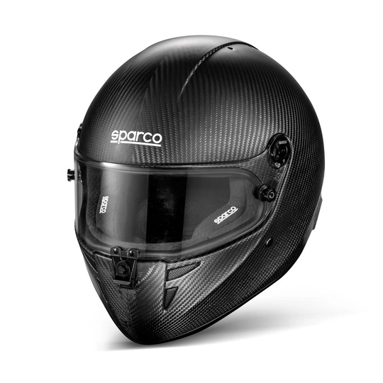 Kask kartingowy Sparco STEALTH KF CARBON 8878-2024 czarny (FIA)