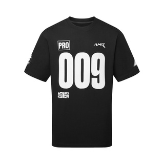 Koszulka t-shirt Limited Edition 009 Graphic Aston Martin Racing 2026 czarno-biała