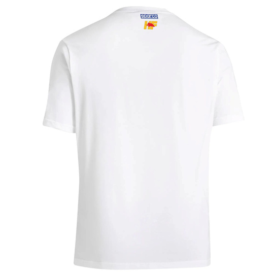 Koszulka t-shirt Lancia Yellow HF Sparco biała
